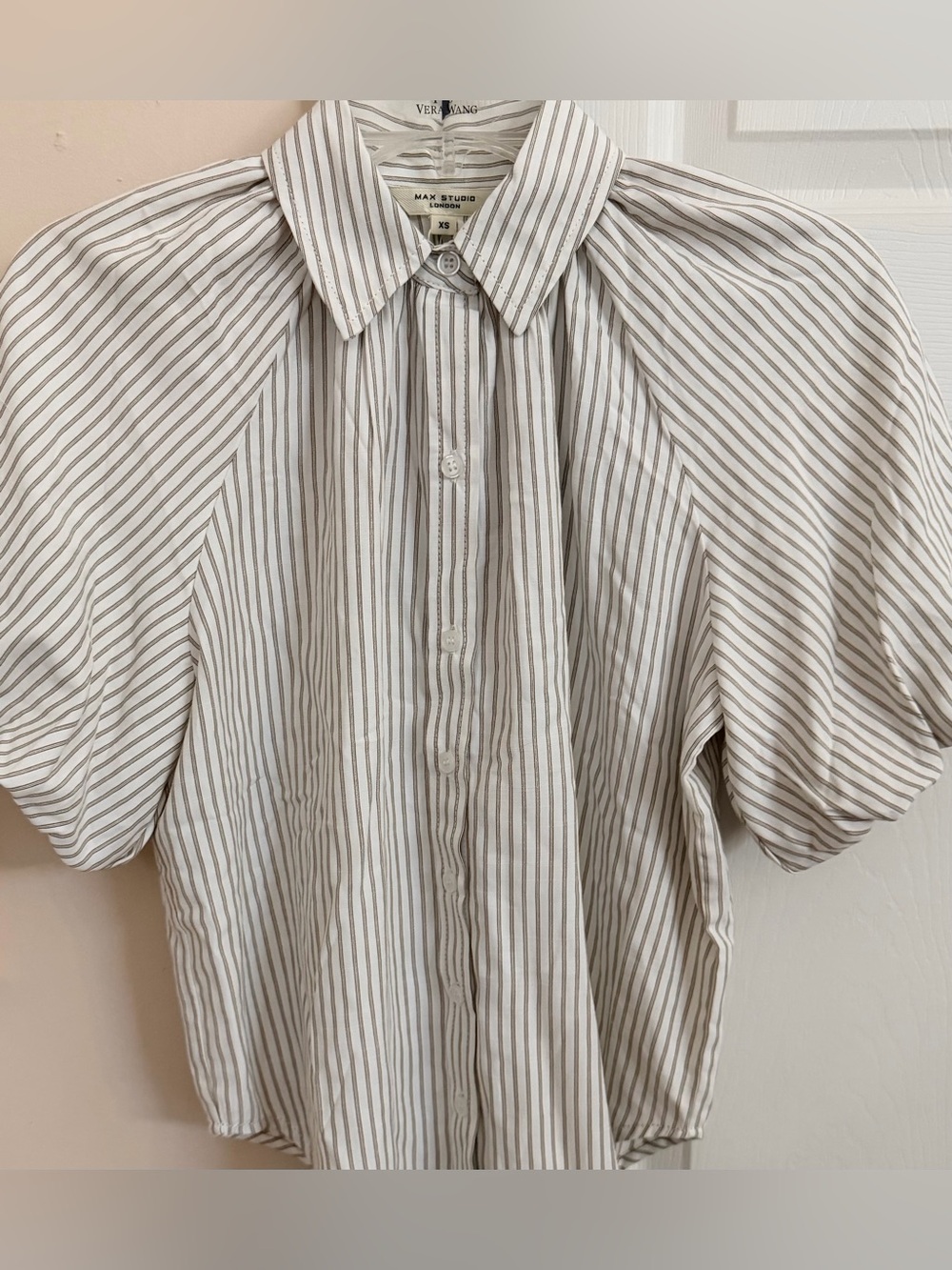 NWT Max Studio London Multicolor Woman’s XS Balloon Sleeve Lightweight Blouse‎